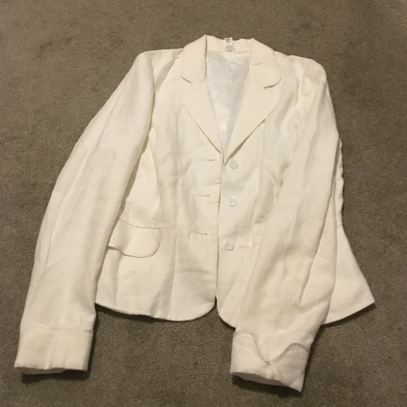 old navy white blazer